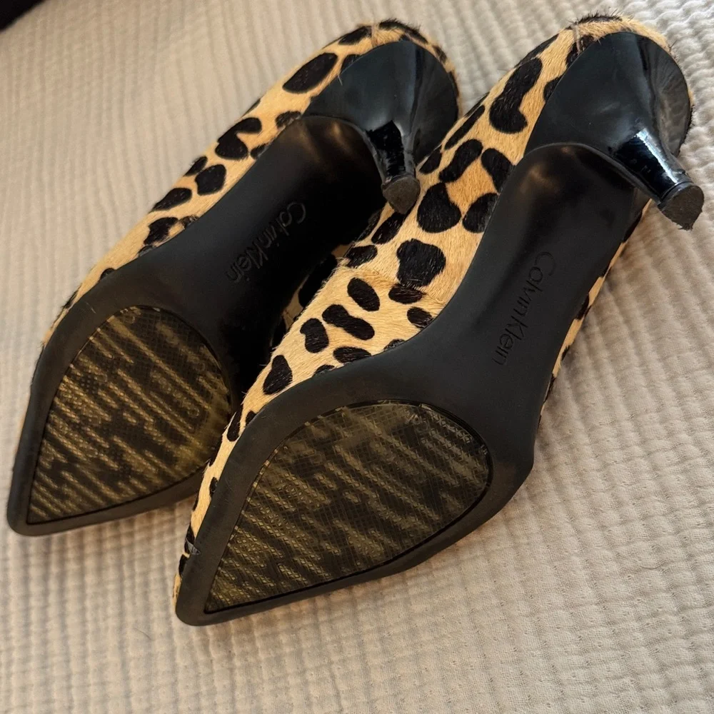 Calvin Klein Leopard Heels - Picture 3 of 4